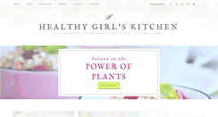 Desktop Screenshot of healthygirlskitchen.com